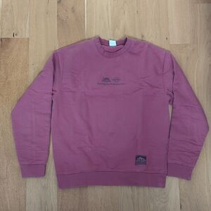 Zara Men's Dusty Rose Crewneck Sweater